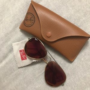 Ray Ban red mirror flash lenses